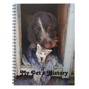 Furry Friends Pet History Notebook Notizblock