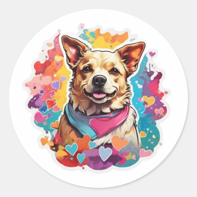 Furry Friends: Wunderbare Dog Stickers (Vorderseite)