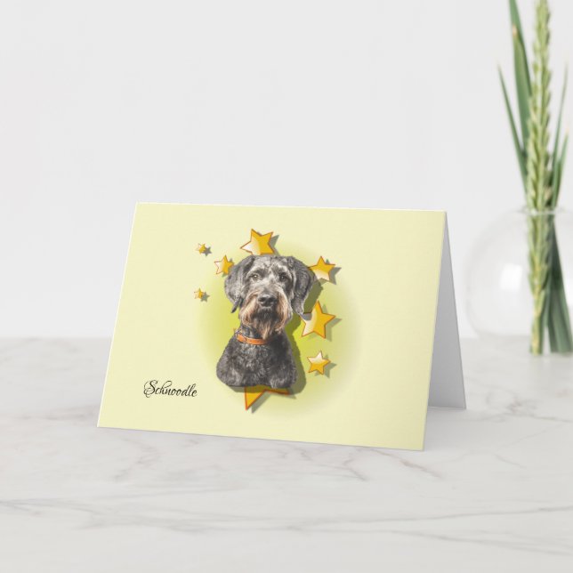 Furry Gray Schnoodle ist eine Star Card Karte (Vorderseite)