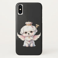 Furry Joy: Angel Wing Maltese Dog Welppy Gift