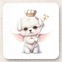 Furry Joy: Angel Wing Maltese Dog Welppy Gift