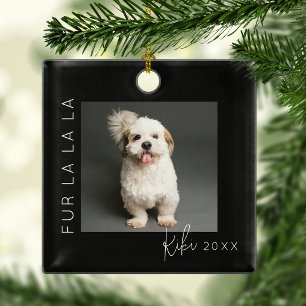Furry La La La Haustier-Foto-Christbaum Ornament Aus Metall