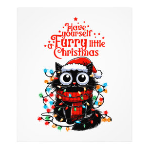 Furry Little Christmas Fotodruck