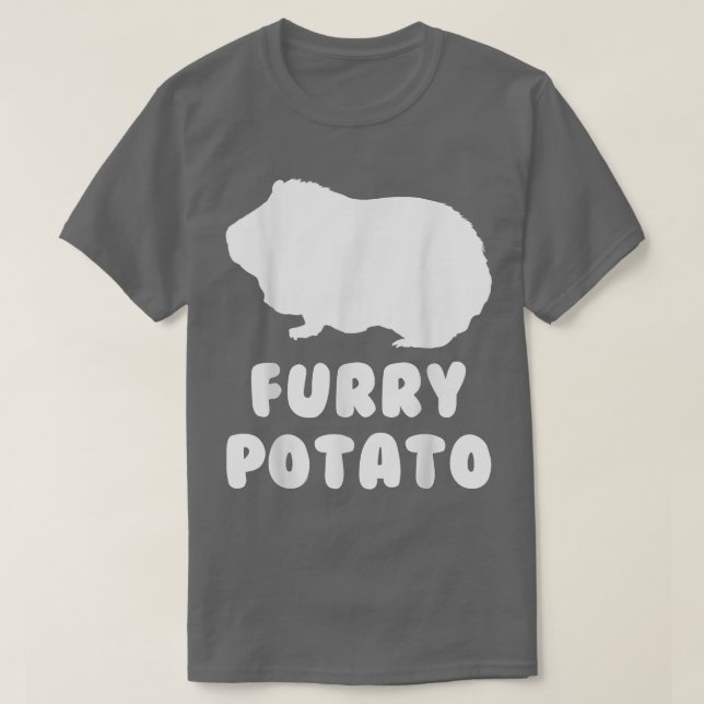 Furry Potato Guinea Pig Funny Quote Pet T-Shirt (Design vorne)