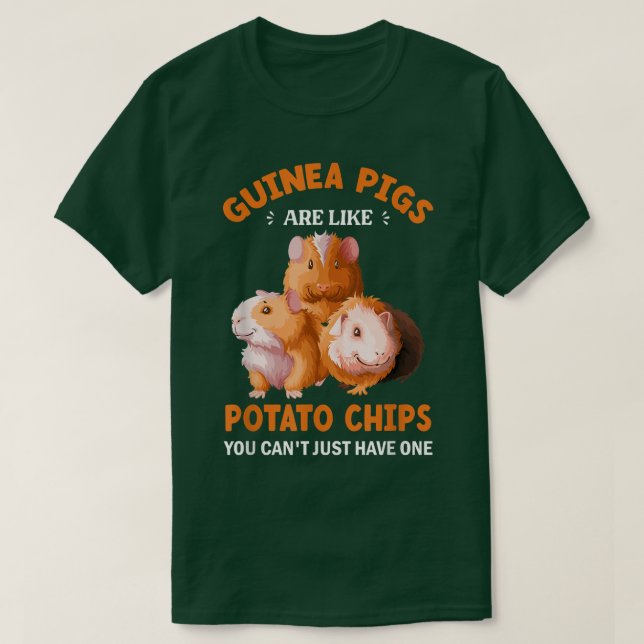 Furry Potato Guinea Pig Quote Pet T-Shirt (Design vorne)