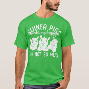 Furry Potato Guinea Schweine machen mich glücklich T-Shirt