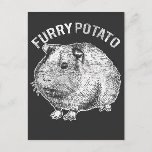 Furry Potato Niedlich Pet Guinea Pig Lover Postkarte