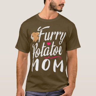 Furry Potatoe Mama für Guinea Schweinefleisch Ober T-Shirt
