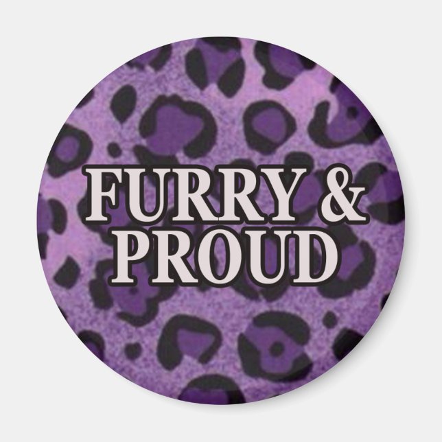 Furry & Proud Magnet Leo Version (Vorne)