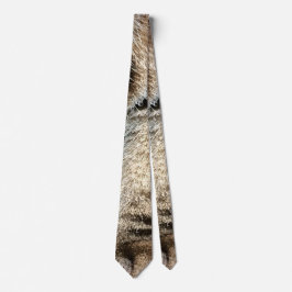 Furry Tabby Cat Legs and Paws- Funny Feline Design Krawatte