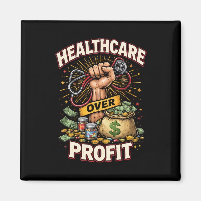 Fürsorge vor Profit Magnet (Vorne)