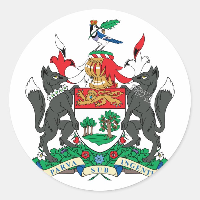 Fürst, Kanada Runder Aufkleber (Vorderseite)