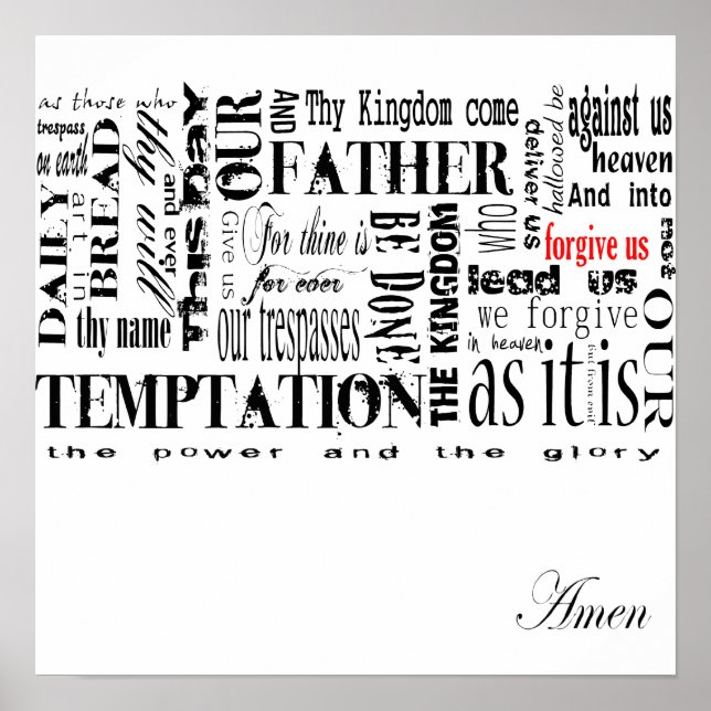 Fürstengebet Poster (Vorne)