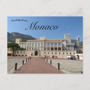 Fürstenpalast von Monaco Postkarte