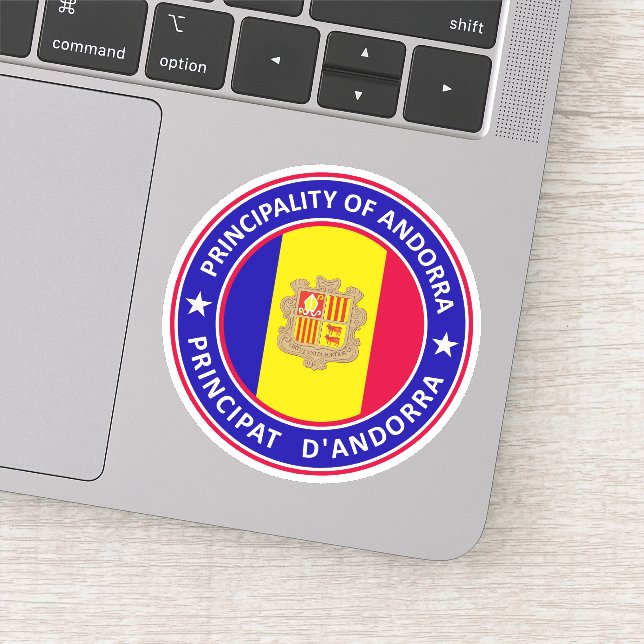 Fürstentum Andorra Aufkleber (Detail)