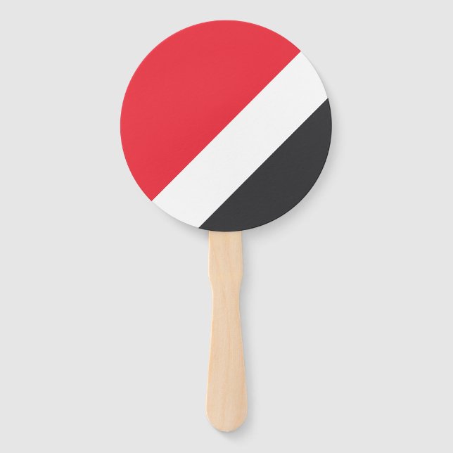 Fürstentum Sealand Flag Fächer (Vorderseite)