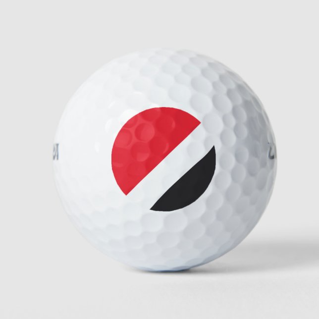 Fürstentum Sealand Flag Golfball (Vorderseite)