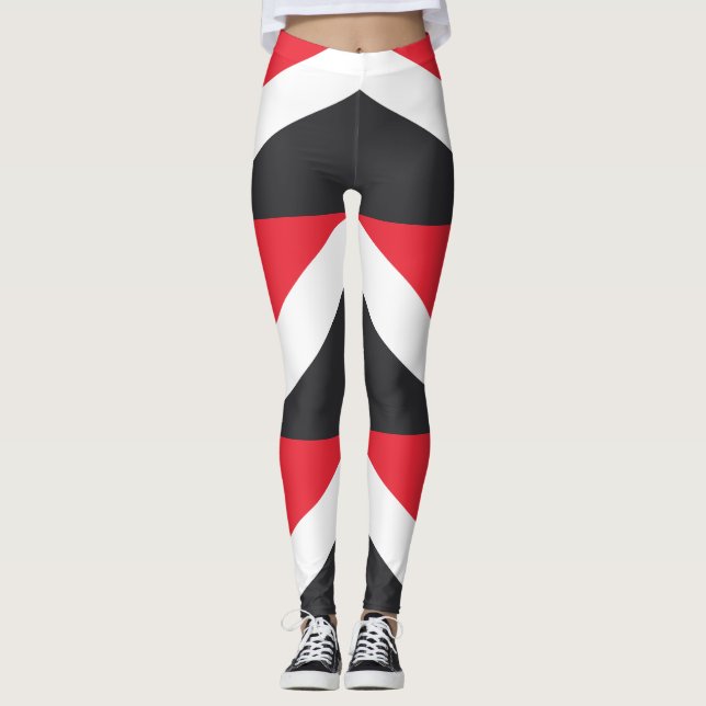 Fürstentum Sealand Flag Leggings (Vorderseite)