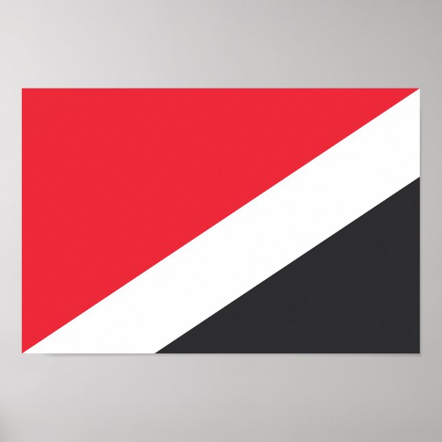 Fürstentum Sealand Flag Poster (Vorne)