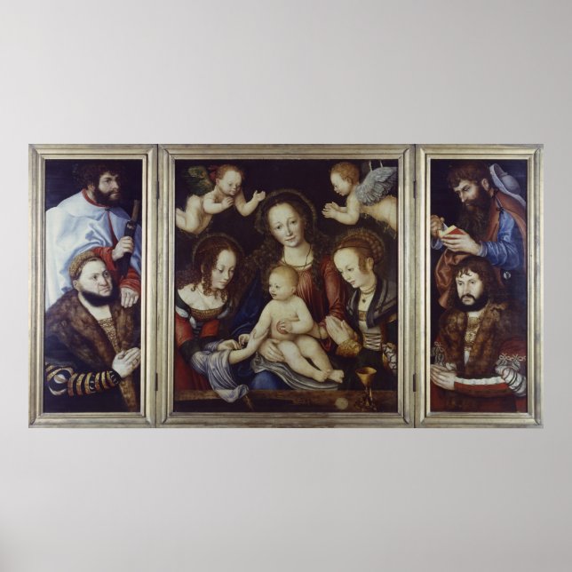 Fürstlich Altarpiece, 1510-12 Poster (Vorne)