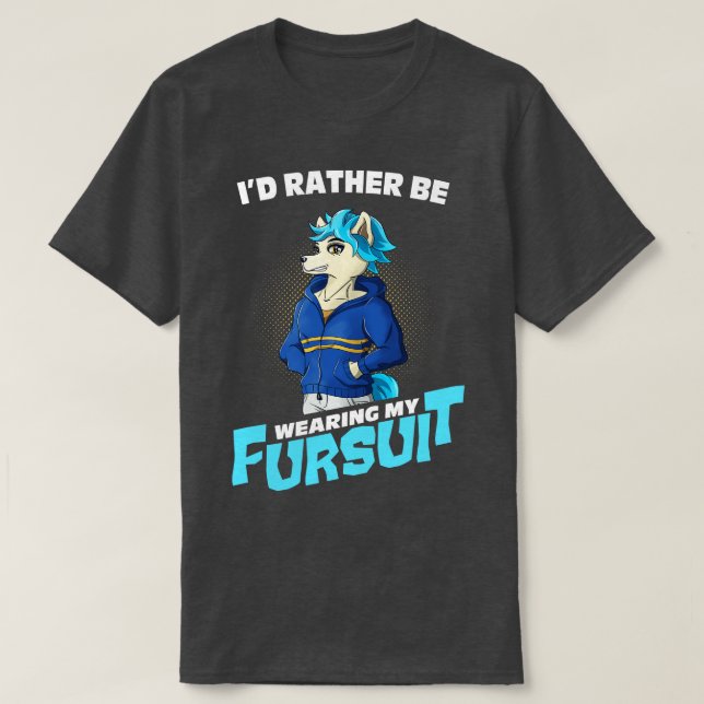 Fursuit Cosplay Fandom T-Shirt (Design vorne)