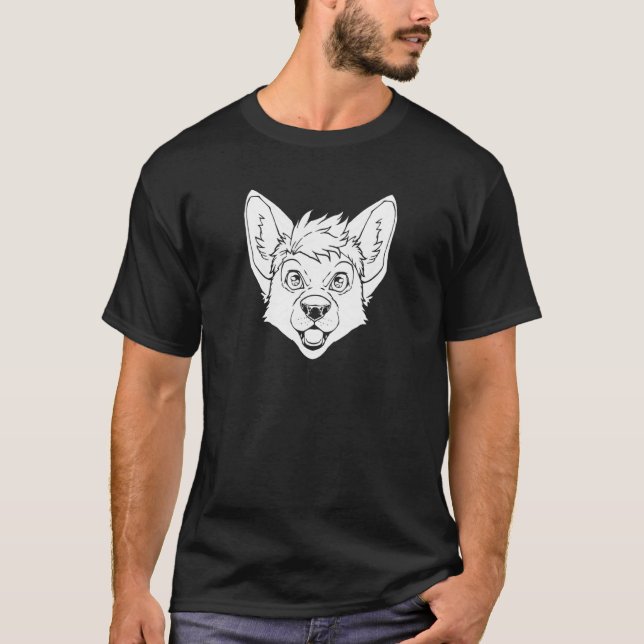 Fursuit Fox Furries Fursona Furry Fandom T-Shirt (Vorderseite)