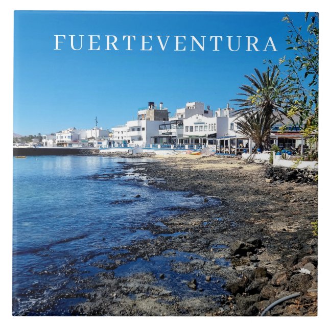 Fürteventura Corralejo Keramik Kachel (Vorderseite)