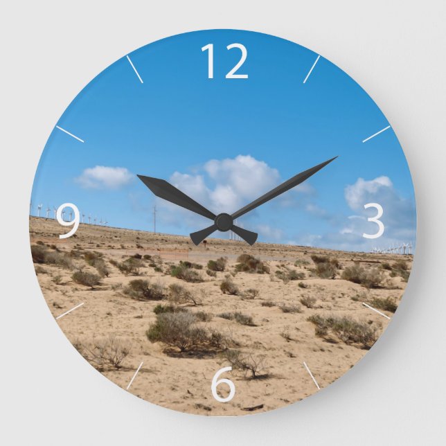 Fürteventura Große Wanduhr (Vorderseite)
