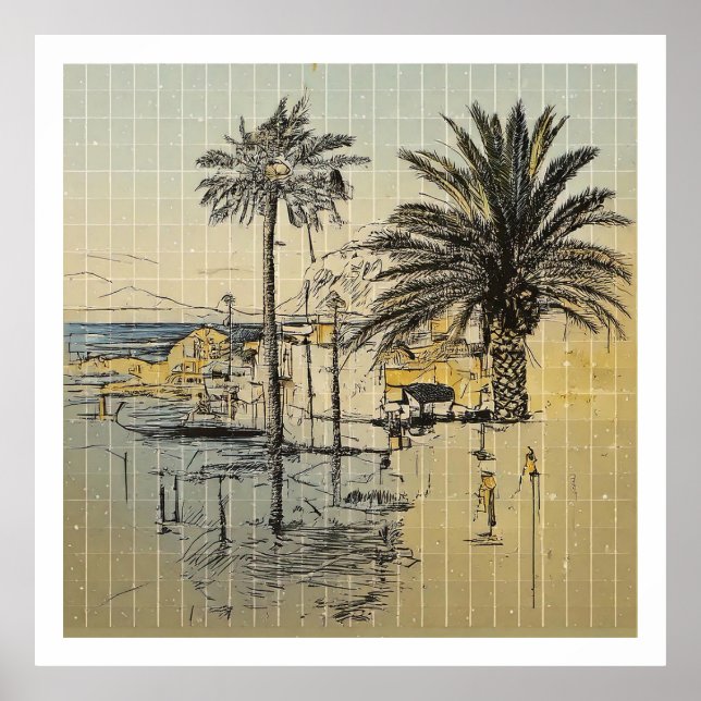 Fürteventura, Kanarische Inseln, Küste Poster (Vorne)