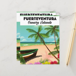 Fürteventura Kanarische Inseln Urlaub Postkarte.