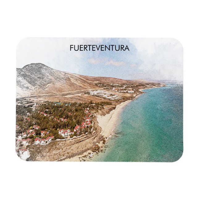 Fürteventura Spanien Kanarische Inseln Magnet (Horizontal)