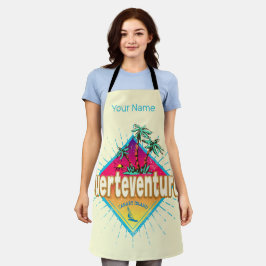 Fürteventura Surfer Kanarische Inseln Vintag Schürze