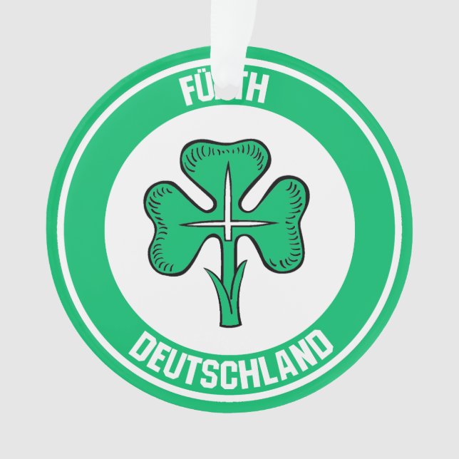 Fürth Round Emblem Ornament (Vorderseite)