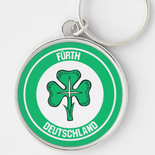 Fürth Round Emblem Schlüsselanhänger
