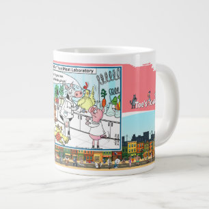 Further Than Meat Satirischer Humor Jumbo-Tasse
