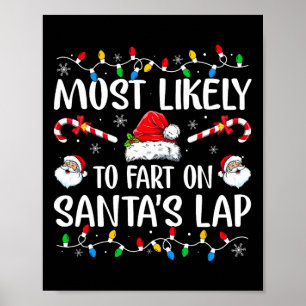 Furz am ehesten bei der Matching-Familie von Santa Poster