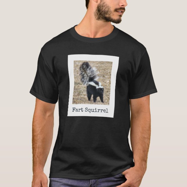 Furz Eichhörnchen Skunk falscher Tiername Stupid G T-Shirt (Vorderseite)