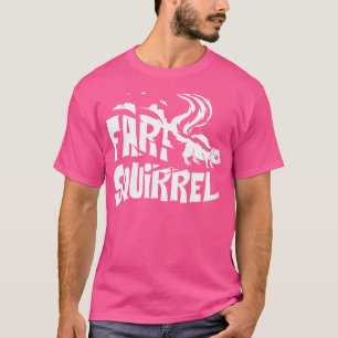 Furz Eichhörnchen Stinktier Tier Lustig Niedlich H T-Shirt