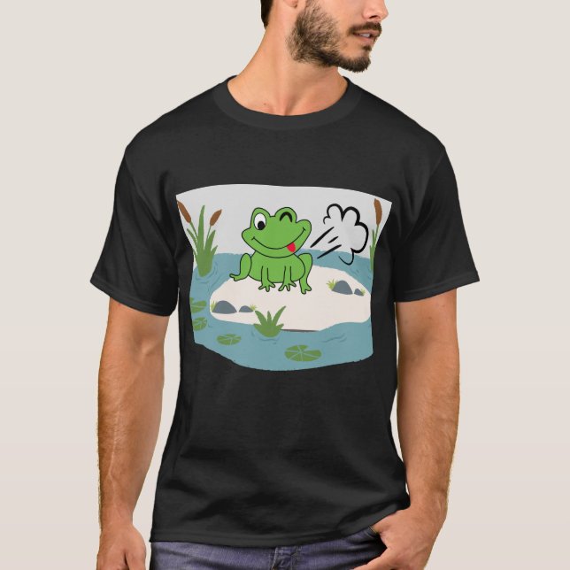 Furz/Froschmonster T Shirt (Vorderseite)
