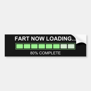 Furz jetzt beladen autoaufkleber