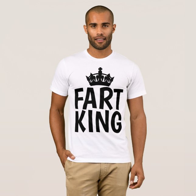 FURZ KING Funny Men's T - Shirt (Vorne ganz)