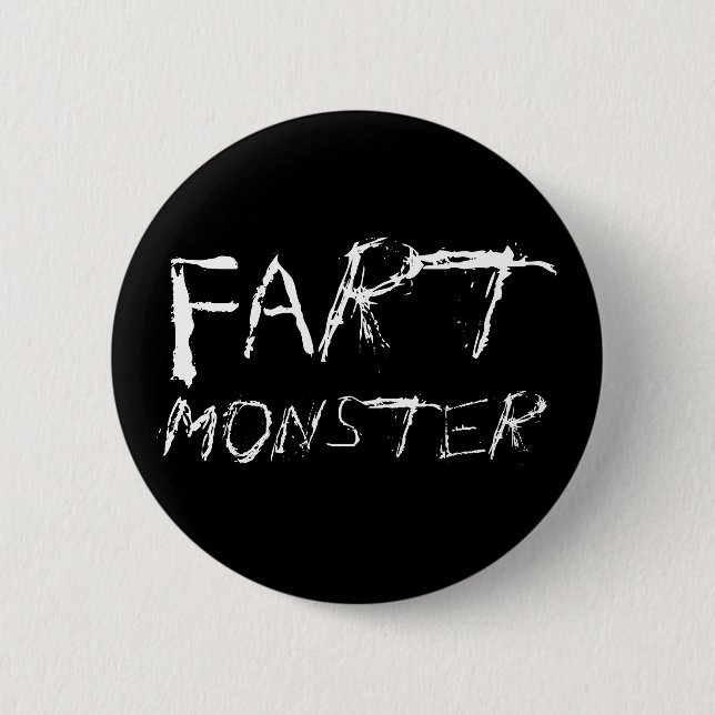 Furz Monster Button (Vorderseite)