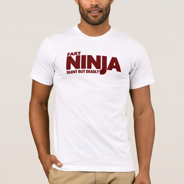 Furz NINJA ... Stille, aber tödlich !   DAS ORIGIN T-Shirt (Vorderseite)