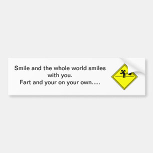 Furz-Spaß Autoaufkleber