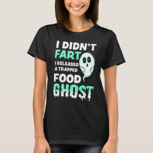 Furz-Witz-Halloween-Essen-Geist-Kostüm T-Shirt