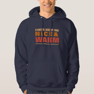 FURZEN BEHIELT MIR WARM FUNNY QUOTE HOODIE