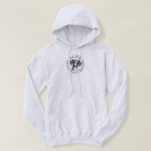Fu's Electric Tattoo mens Fit Hoodie Black Gray