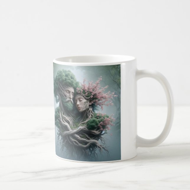 fusão homem e natureza kaffeetasse (Rechts)