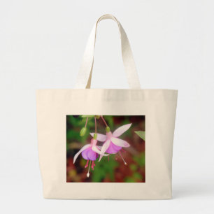 Fuschia Blume Jumbo Stoffbeutel