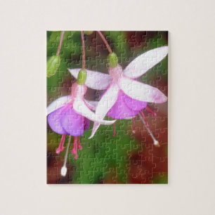Fuschia Blume Puzzle